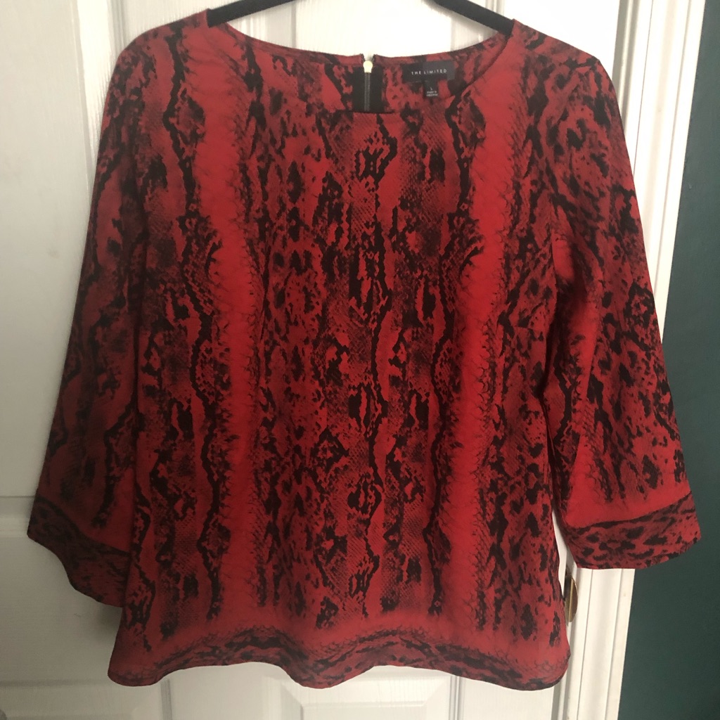 Euc The Limited Snake Print Top